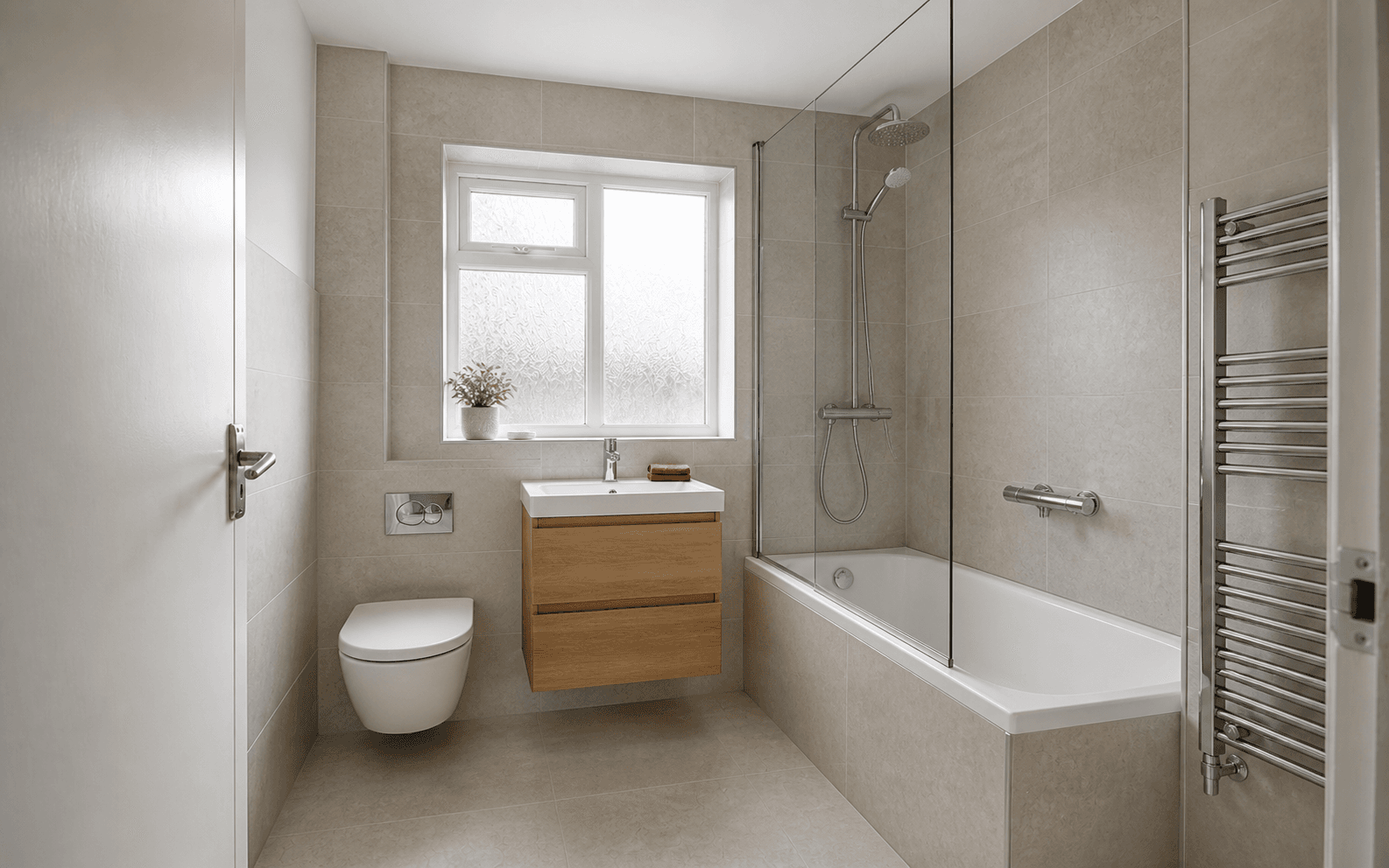 The same bathroom after a full Scarlet refit