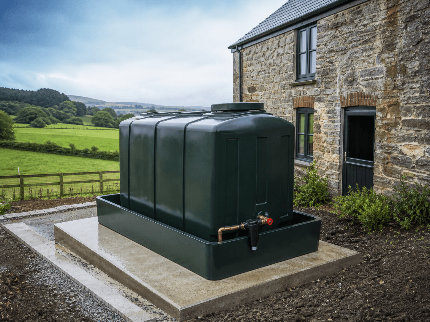 Oil boiler replacement, rural property — Nantgaredig, Carmarthen